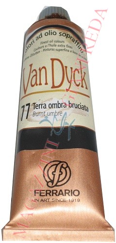 COLORE AD OLIO VAN DYCK 60ML TERRA OMBRA BRUCIATA